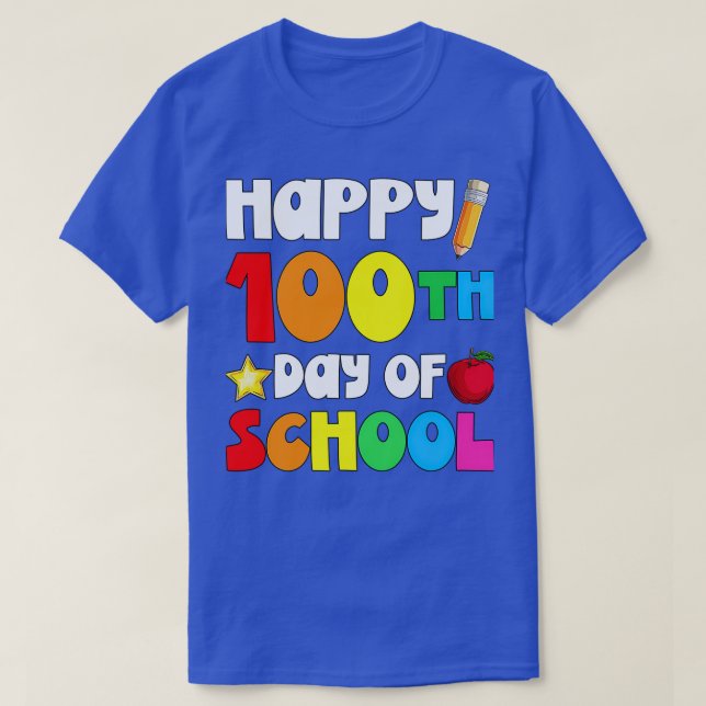 Camiseta Feliz 100° Día del Colegio 18 (Diseño del anverso)