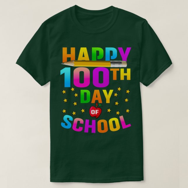 Camiseta Feliz 100° Día del Colegio 49 (Diseño del anverso)