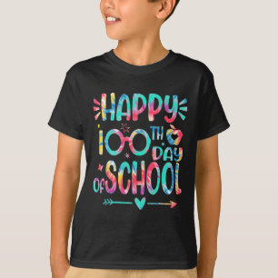 Camiseta Feliz 100° Día Del Día Del Ataque Escolar 100 Días