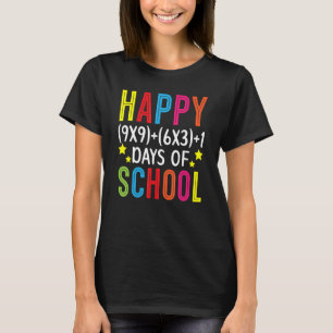 Camiseta Feliz 100° Día del Educador Estudiantil Escolar