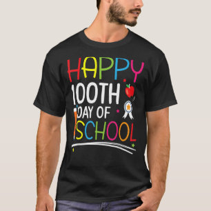 Camiseta Feliz 100° Día del Educador Estudiantil Escolar