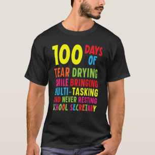 Camiseta Feliz 100° Día del Educador Estudiantil Escolar