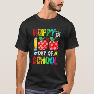 Camiseta Feliz 100° Día Del Maestro Escolar 100 Días De Sch