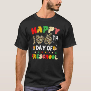 Camiseta Feliz 100° Día del Maestro Imprenta Leopardo Prees