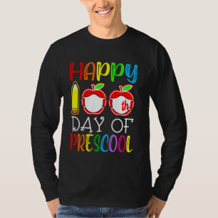 Camiseta Feliz 100° Día del Maestro Virtual de Preescolar E