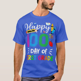 Camiseta Feliz 100° Día del Primer Grado