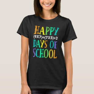 Camiseta Feliz 100° Día Del Profesor De Fórmula Matemática