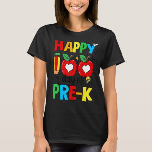 Camiseta Feliz 100° Día del Profesor Preescolar 100 días de