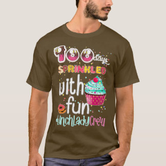 Camiseta Feliz 100° día en la escuela 100 días de almuerzo 