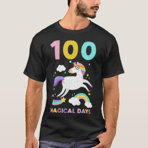 Camiseta Feliz 100° Día Mágico De Profesora De Unicornio En