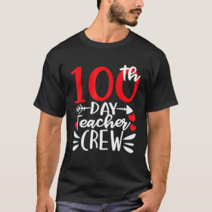 Camiseta Feliz 100 días de clases 100 días, equipo de profe