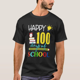 Camiseta Feliz 100 Días De Colegio Profesora Alumnas