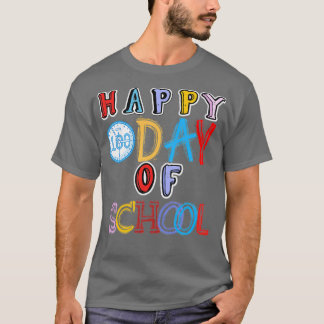 Camiseta feliz 100 días de escuela