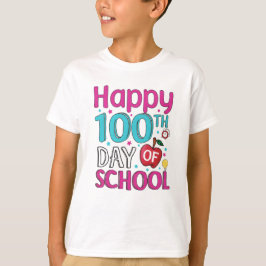 Camiseta Feliz 100 Días De Escuela
