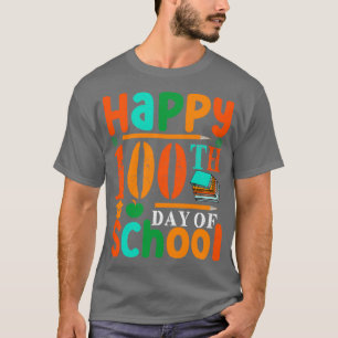 Camiseta feliz 100 días de escuela 48