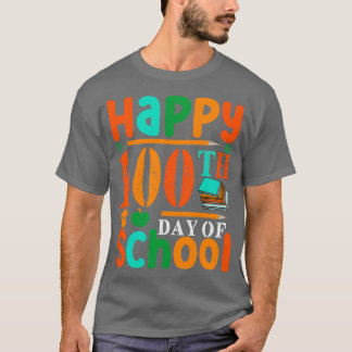 Camiseta feliz 100 días de escuela 48