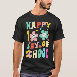 Camiseta feliz 100 días de escuela genial 100º día de escue