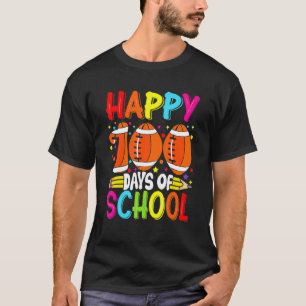 Camiseta Feliz 100 Días De Escuela Lindo Profesor De Fútbol