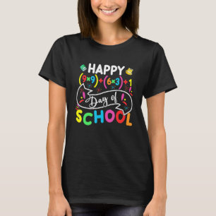 Camiseta Feliz 100 Días De Maestros Escolares