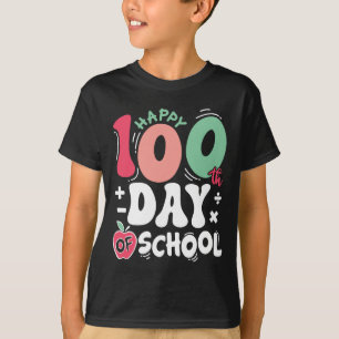 Camiseta Feliz 100 Días De Maestros Escolares 100 Días De S