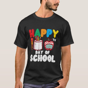 Camiseta Feliz 100 Días Escolar Máscara De Papel Higiénico
