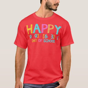 Camiseta Feliz 100 Días Escolares Divertido ProfesorEstudia