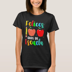 Camiseta Feliz 100 días feliz al feliz día de la escuela