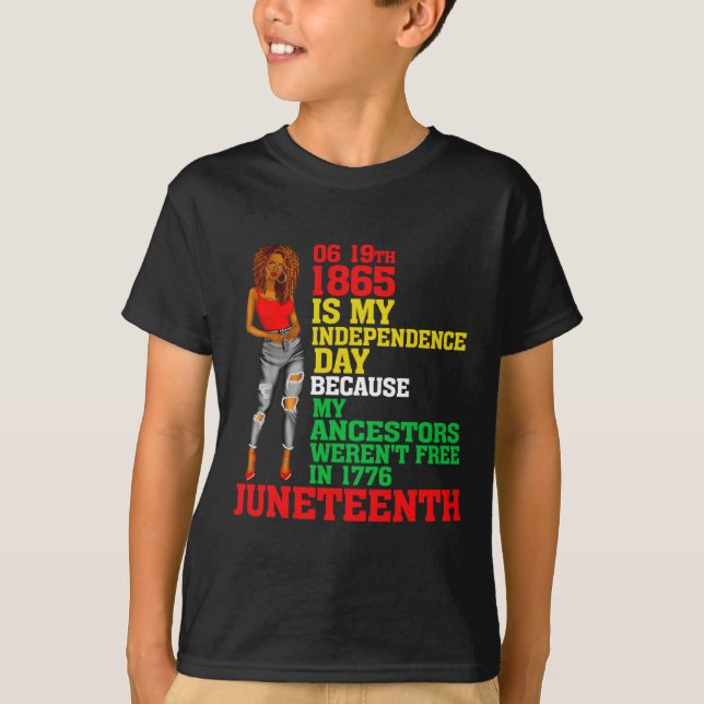 Camiseta Feliz 10 de junio es mi Día de la Independencia Ne (Anverso)
