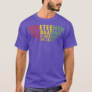 Camiseta Feliz 10 de junio Orgullo Negro Historia negra M