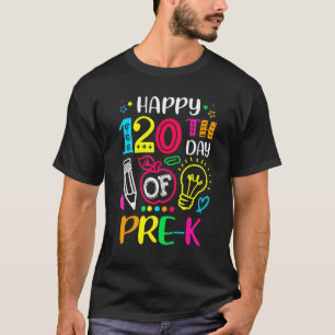 Camiseta Feliz 120° Día de la Escuela 120° Día de Educación