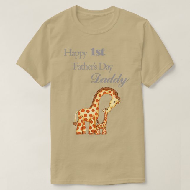 Camiseta Feliz 1° Día de los Padres Papi Trimezcla (Diseño del anverso)