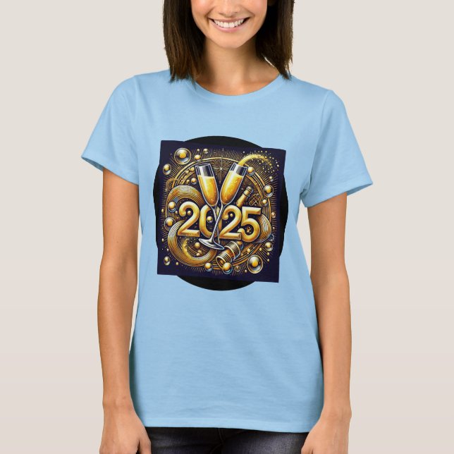 Camiseta feliz 2025 (Anverso)