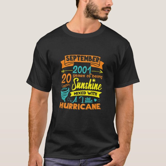 Camiseta Feliz 20 Aniversario Sunshine Septiembre 2001 20 A (Anverso)