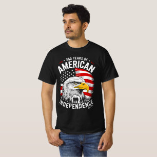 Camiseta Feliz 250º Aniversario América 4 de Julio