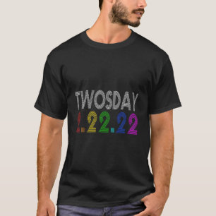 Camiseta Feliz 2/22/2022 Martes Retro
