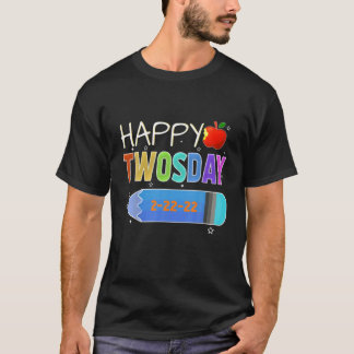 Camiseta Feliz 2/22/22 Twosday Martes 22 De Febrero De 2022
