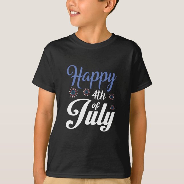 Camiseta Feliz 4 de julio (Anverso)