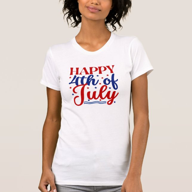 Camiseta Feliz 4 De Julio (Anverso)