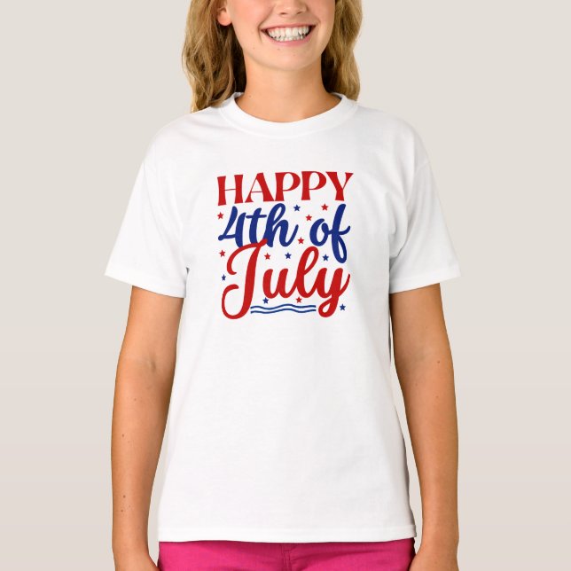 Camiseta Feliz 4 De Julio (Anverso)