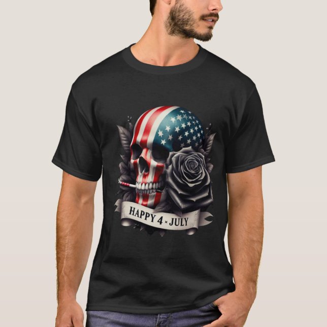 Camiseta feliz 4 DE JULIO (Anverso)