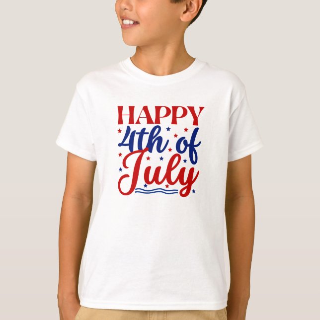 Camiseta Feliz 4 De Julio (Anverso)