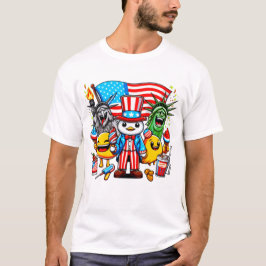 Camiseta feliz 4 de JULIO