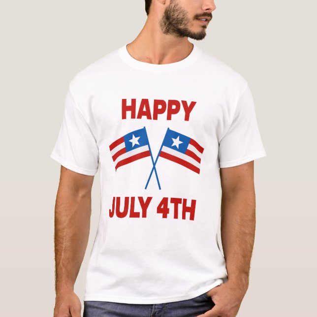 CAMISETA FELIZ 4 DE JULIO (Anverso)