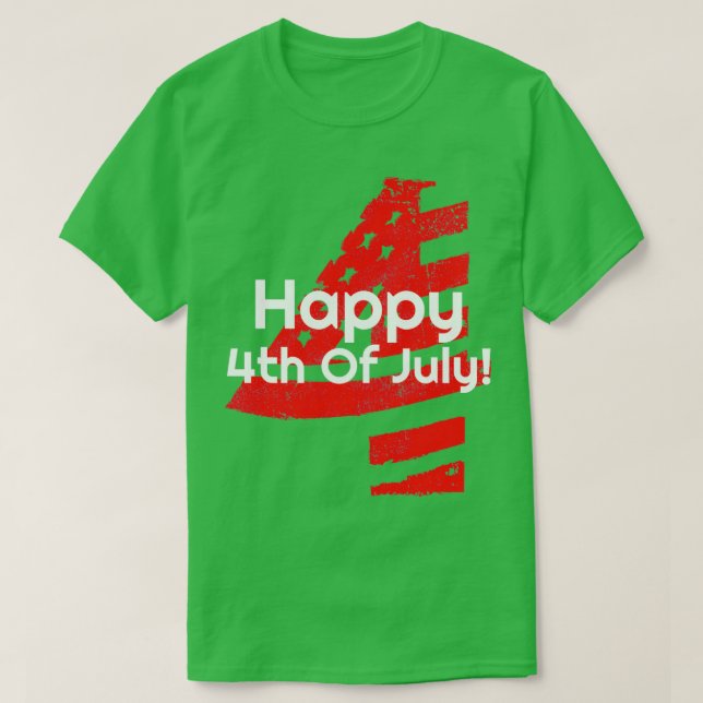 Camiseta Feliz 4 de julio (5) (Diseño del anverso)