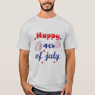 Camiseta Feliz 4 de julio a Estados Unidos celebrando la li