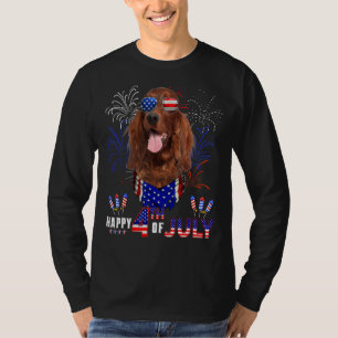 Camiseta Feliz 4 De Julio Bandera Americana Irlandesa Sette