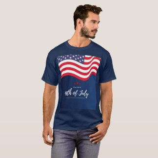 Camiseta Feliz 4 de julio Bandera Americana Patriótica 