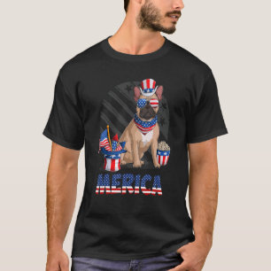 Camiseta Feliz 4 De Julio Bandera Estadounidense Patriótica