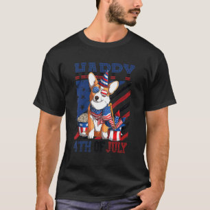 Camiseta Feliz 4 de julio Corgi 1