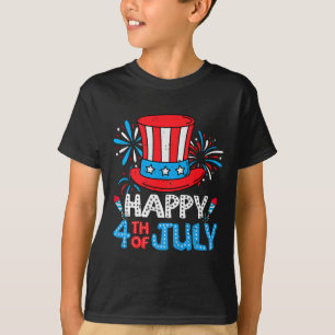 Camiseta Feliz 4 De Julio De Que Hombres Patrióticos Bander